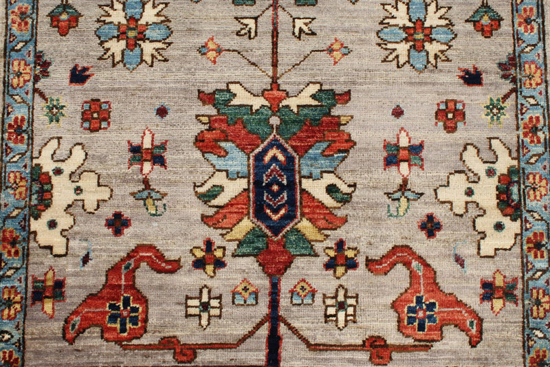 3x10 Brown and Multicolor Anatolian Traditional Runner