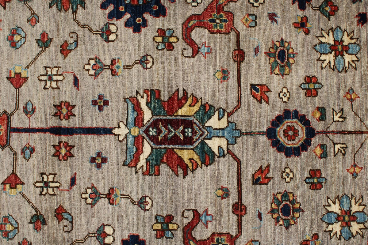 3x10 Brown and Multicolor Anatolian Traditional Runner