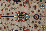 3x10 Brown and Multicolor Anatolian Traditional Runner