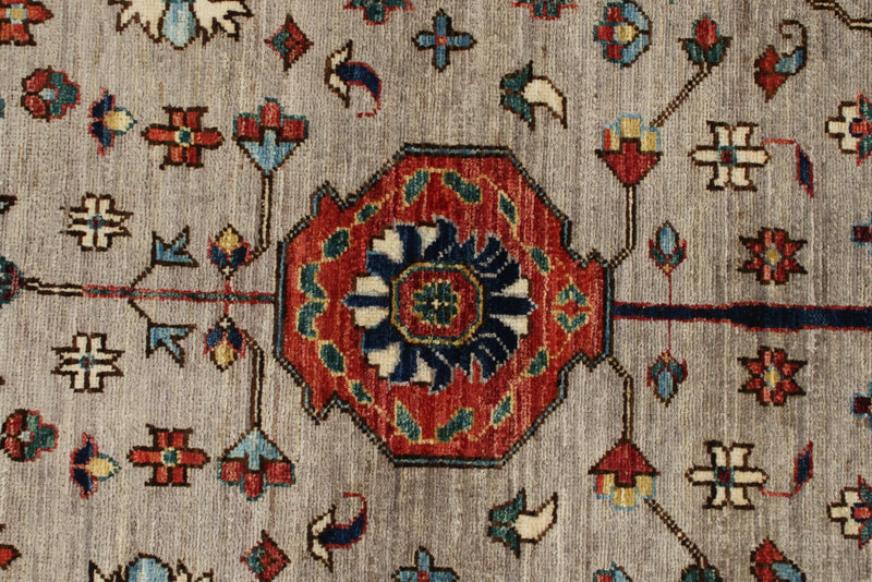 3x10 Brown and Multicolor Anatolian Traditional Runner