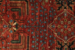 3x10 Red and Multicolor Anatolian Traditional Runner