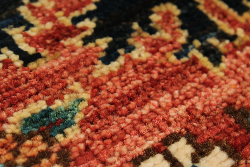 3x10 Red and Multicolor Anatolian Traditional Runner