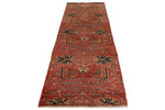 3x10 Red and Multicolor Anatolian Traditional Runner