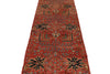 3x10 Red and Multicolor Anatolian Traditional Runner