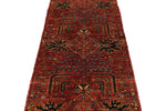 3x10 Red and Multicolor Anatolian Traditional Runner