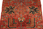 3x10 Red and Multicolor Anatolian Traditional Runner