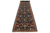 3x15 Navy and Rust Traditional Runner