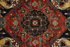 7x7 Red and Navy Anatolian Traditional Rug