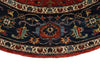 7x7 Red and Navy Anatolian Traditional Rug