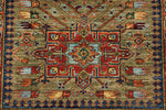 3x10 Green and Multicolor Anatolian Traditional Runner