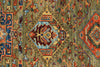 3x10 Green and Multicolor Anatolian Traditional Runner
