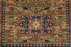 3x10 Green and Multicolor Anatolian Traditional Runner