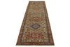 3x10 Green and Multicolor Anatolian Traditional Runner