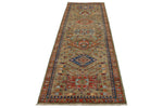 3x10 Green and Multicolor Anatolian Traditional Runner