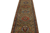 3x10 Green and Multicolor Anatolian Traditional Runner