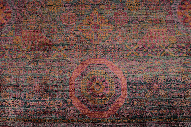 9x12 Purple and Gray Anatolian Traditional Rug