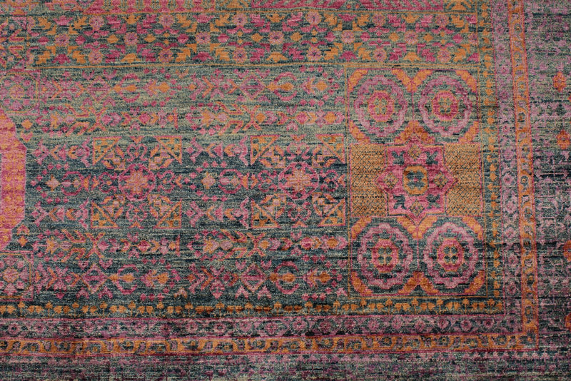 9x12 Purple and Gray Anatolian Traditional Rug