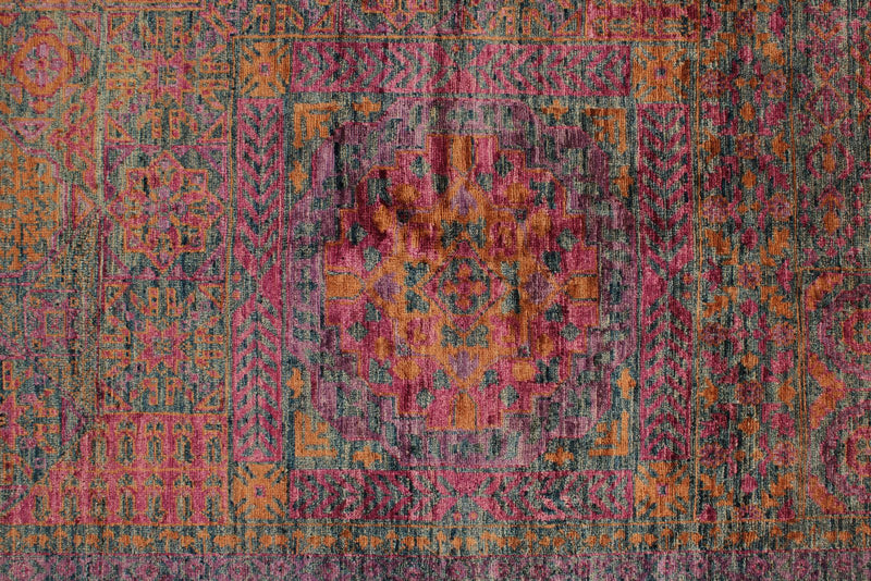 9x12 Purple and Gray Anatolian Traditional Rug