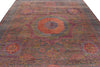 9x12 Purple and Gray Anatolian Traditional Rug