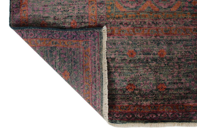 9x12 Purple and Gray Anatolian Traditional Rug