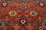 8x10 Rust and Navy Anatolian Traditional Rug