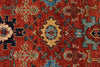 8x10 Rust and Navy Anatolian Traditional Rug