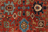 8x10 Rust and Navy Anatolian Traditional Rug