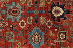 8x10 Rust and Navy Anatolian Traditional Rug