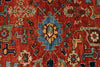 8x10 Rust and Navy Anatolian Traditional Rug