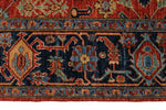 8x10 Rust and Navy Anatolian Traditional Rug