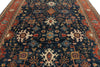 9x12 Navy and Rust Anatolian Traditional Rug