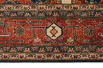 9x12 Navy and Rust Anatolian Traditional Rug