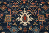 8x10 Navy and Red Anatolian Traditional Rug