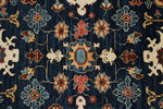 8x10 Navy and Red Anatolian Traditional Rug
