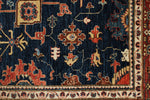 8x10 Navy and Red Anatolian Traditional Rug