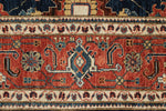 8x10 Navy and Red Anatolian Traditional Rug