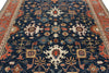 8x10 Navy and Red Anatolian Traditional Rug
