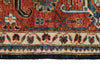 8x10 Navy and Red Anatolian Traditional Rug