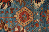 9x12 Light Blue and Multicolor Anatolian Traditional Rug