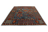 9x12 Light Blue and Multicolor Anatolian Traditional Rug