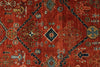 5x7 Rust and Navy Anatolian Traditional Rug