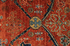 5x7 Rust and Navy Anatolian Traditional Rug