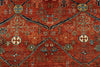 5x7 Rust and Navy Anatolian Traditional Rug