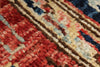 4x16 Navy and Red Anatolian Traditional Runner