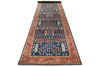 4x16 Navy and Red Anatolian Traditional Runner