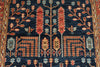 4x16 Navy and Red Anatolian Traditional Runner