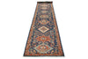 3x14 Navy and Red Anatolian Traditional Runner