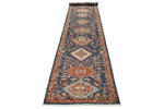 3x14 Navy and Red Anatolian Traditional Runner