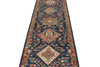3x14 Navy and Red Anatolian Traditional Runner