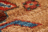 3x10 Light Blue and Rust Anatolian Traditional Runner